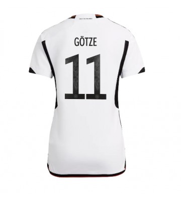 Tyskland Mario Gotze #11 Hemmatröja Kvinnor VM 2022 Kortärmad